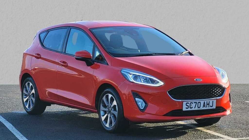 Compare Ford Fiesta 1.0 Ecoboost Hybrid Mhev 125 Trend SC70AHJ Red