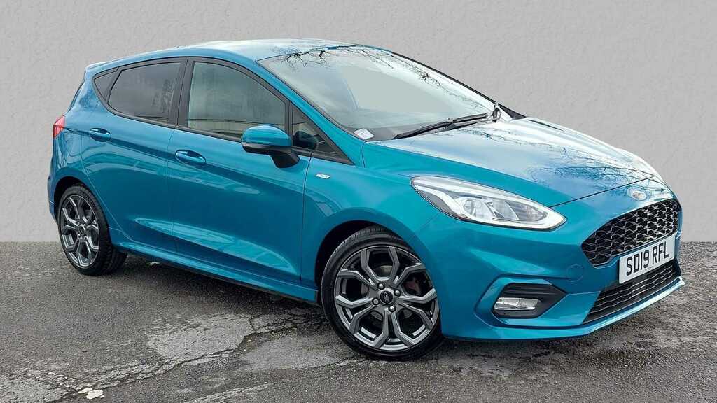 Compare Ford Fiesta 1.0 Ecoboost St-line SD19RFL Blue