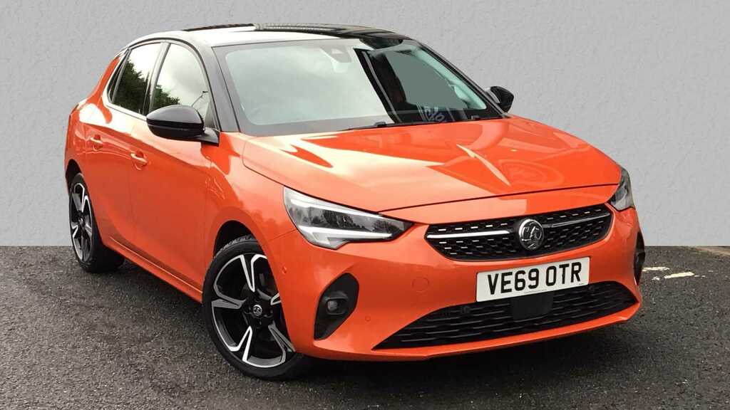 Compare Vauxhall Corsa 1.2 Turbo Elite Nav Premium VE69OTR Orange