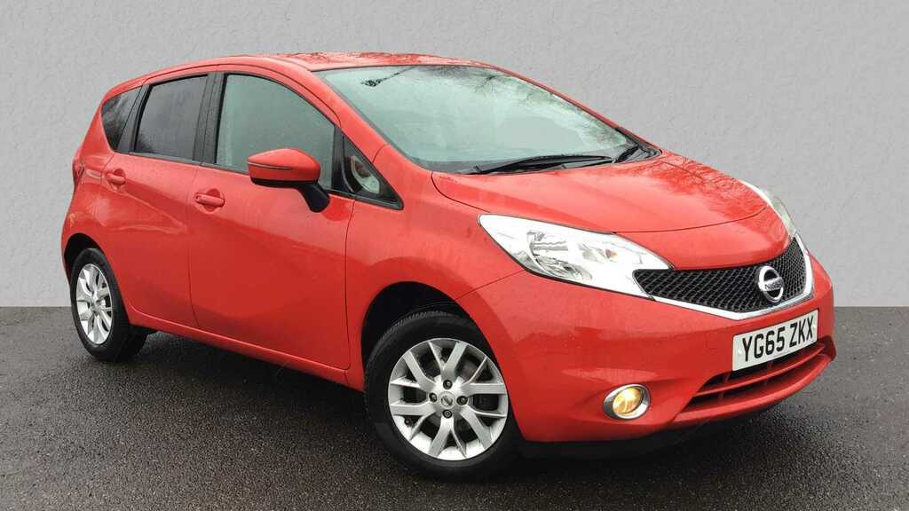 Compare Nissan Note 1.2 Acenta YG65ZKX Red