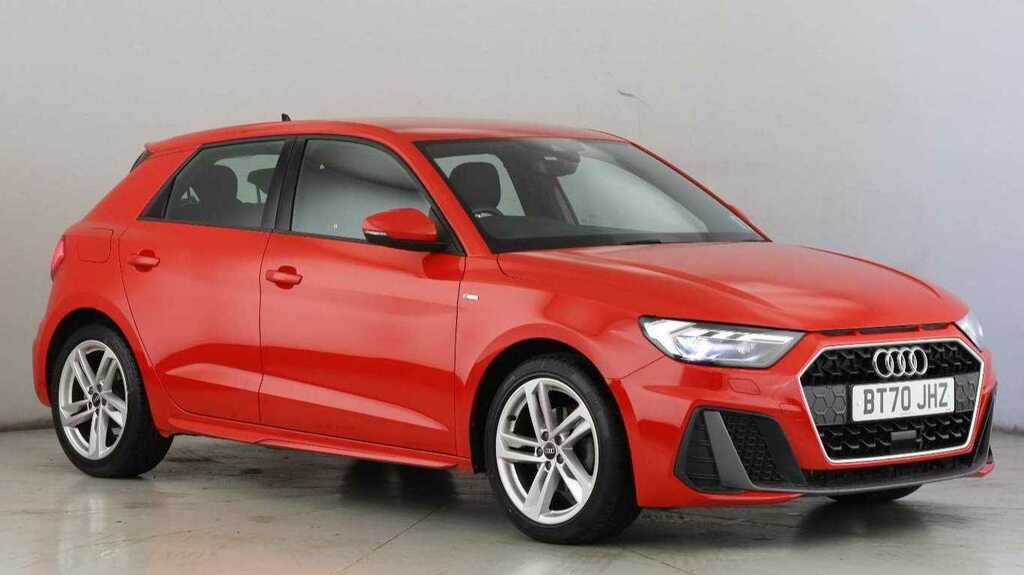 Compare Audi A1 30 Tfsi 110 S Line BT70JHZ Red