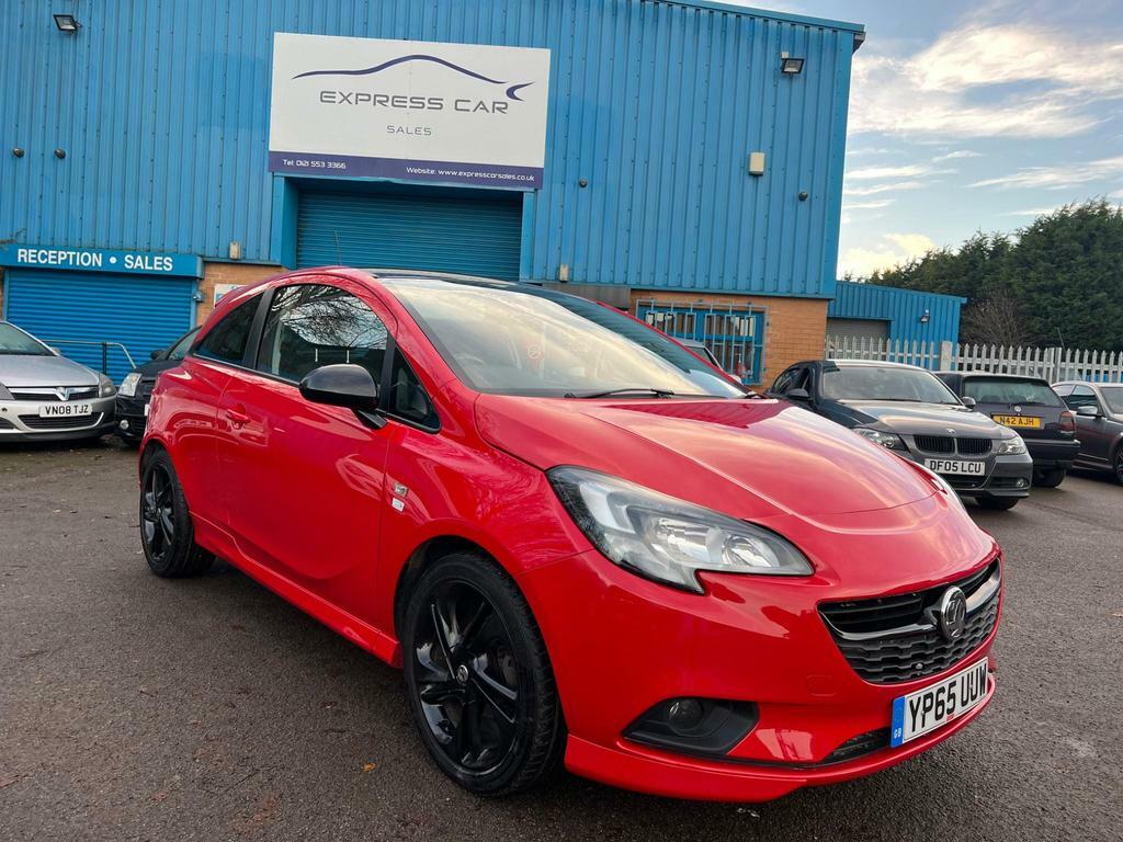 Compare Vauxhall Corsa Limited Edition YP65UUW Red
