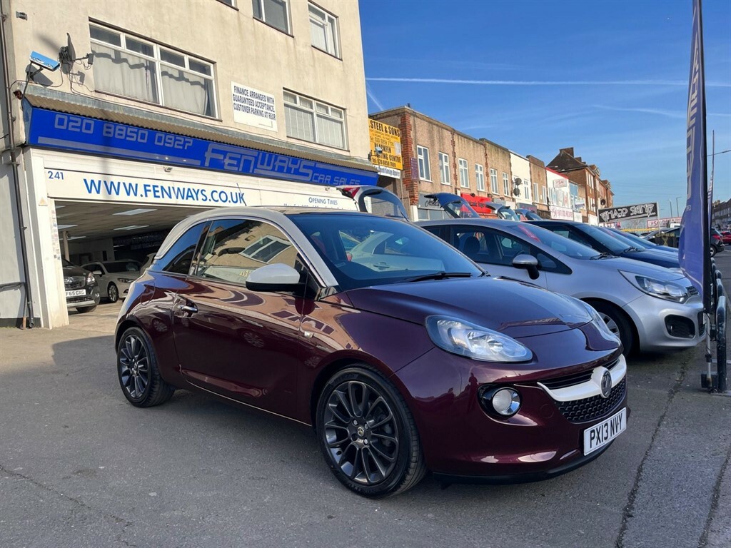 Compare Vauxhall Adam Glam PX13NVY Red