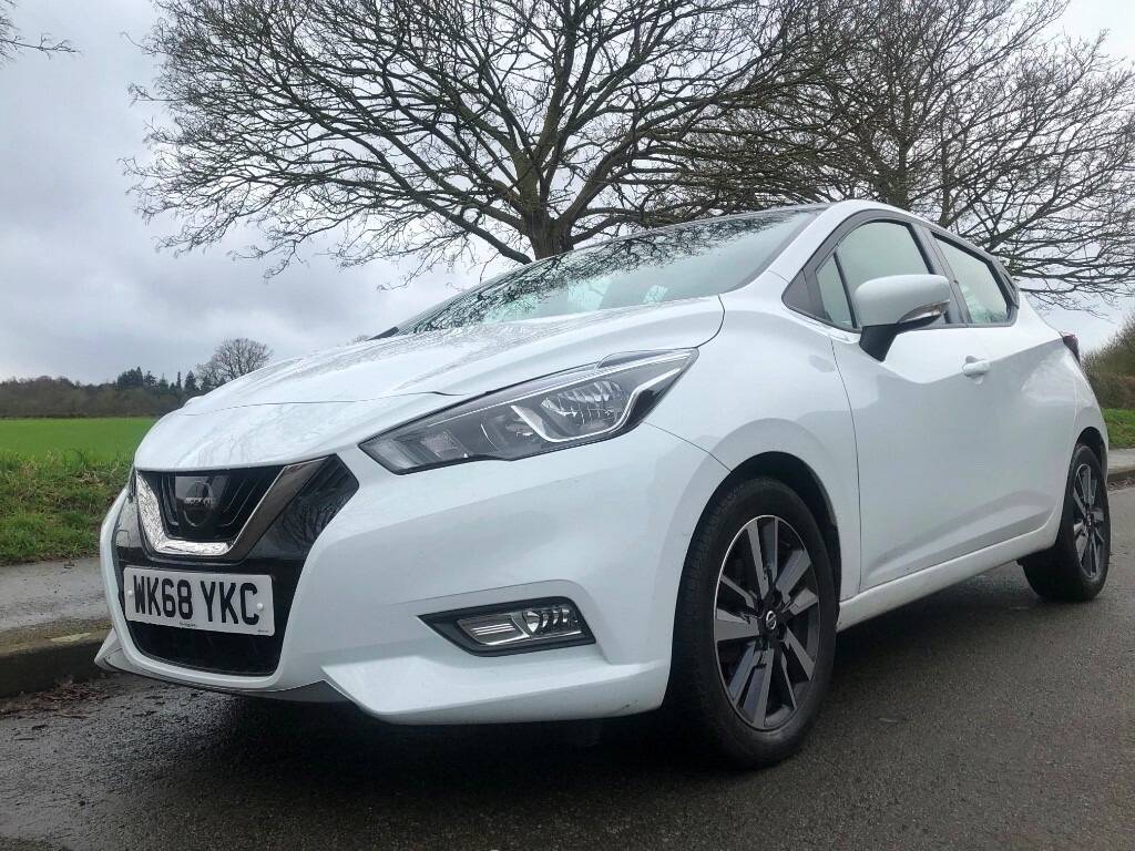 Compare Nissan Micra Ig-t Acenta WK68YKC White