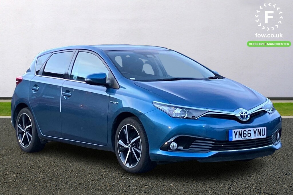 Compare Toyota Auris 1.8 Hybrid Design Tss Cvt YM66YNU Blue