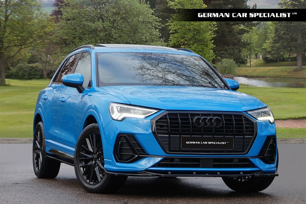 Compare Audi Q3 2.0L Tdi S Line Pan Roof Heated Leather Bo RE69HCV Blue