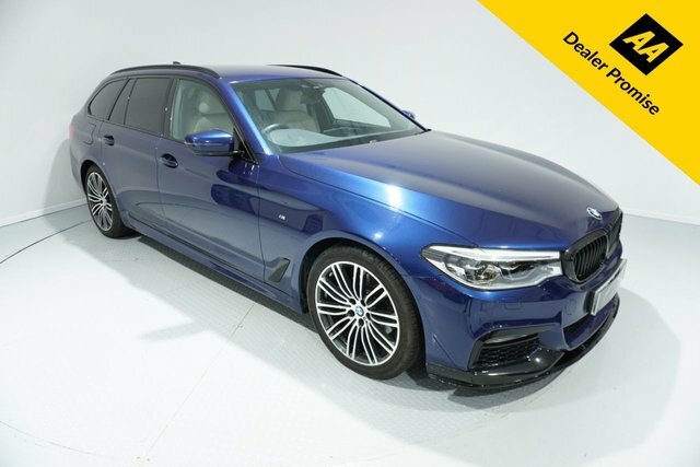 Compare BMW 5 Series 2.0 520D M Sport Touring 188 Bhp YL17EVM Blue