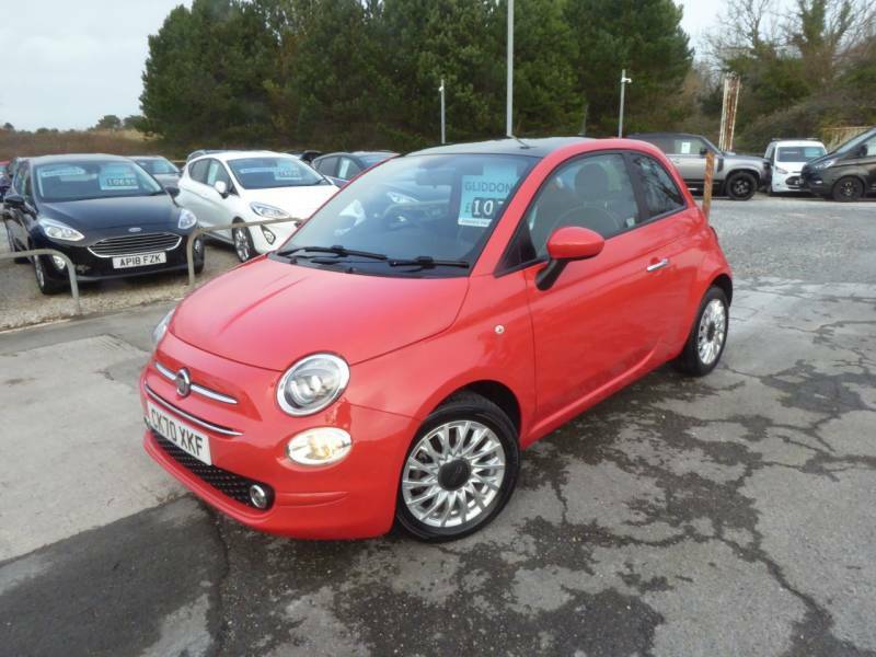 Compare Fiat 500 1.0 Mild Hybrid Lounge 70 Ps 1 Owner From New Very CK70XKF Red