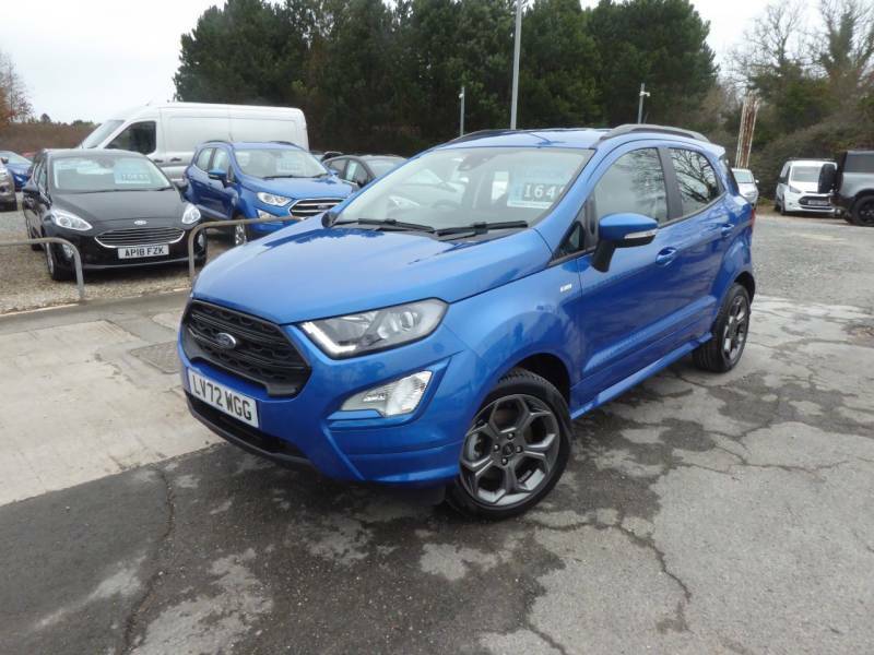 Compare Ford Ecosport 1.0 Ecoboost St-line Navigation 125 Ps 1 Owner Fro LV72WGG Blue