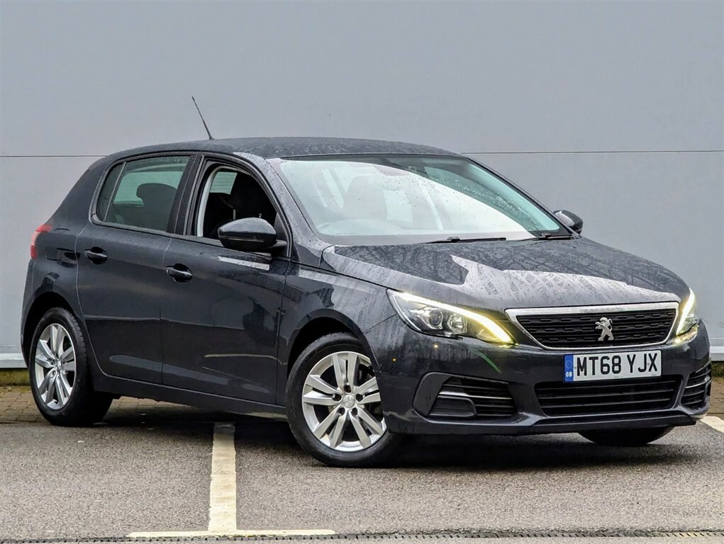 Compare Peugeot 308 1.5 Bluehdi Active Euro 6 Ss MT68YJX Grey