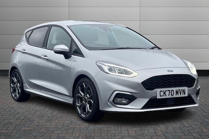 Compare Ford Fiesta 1.0T Ecoboost Mhev St Line Edition Hatchback P CK70MVN Silver