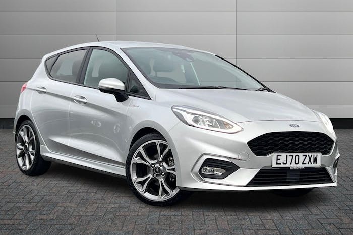 Compare Ford Fiesta 1.0T Ecoboost Mhev St Line X Edition Hatchback EJ70ZXW Silver