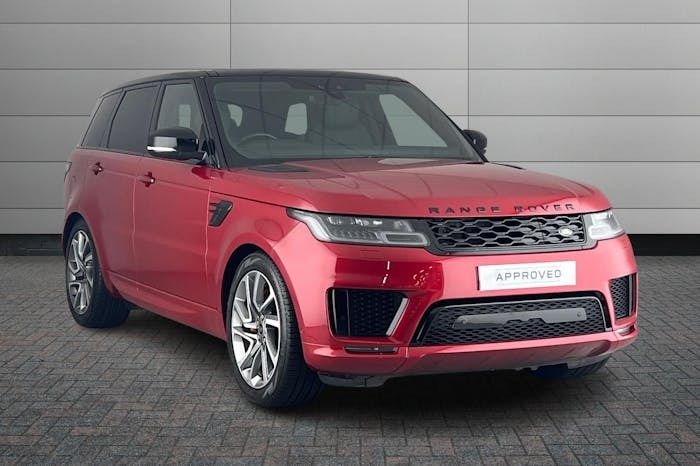 Compare Land Rover Range Rover Sport 2.0 P400e 13.1Kwh Gpf Dynamic Suv KM71NUX Red