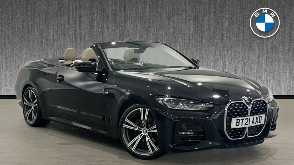 Compare BMW 4 Series 420I M Sport Convertible BT21AXD Black