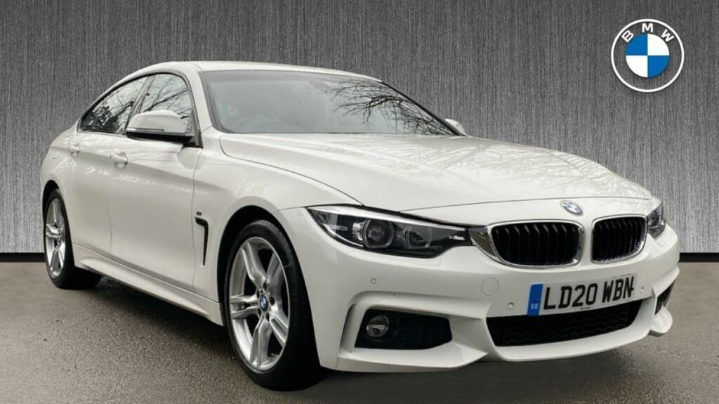 Compare BMW 4 Series Gran Coupe 420I M Sport Gran Coupe LD20WBN White