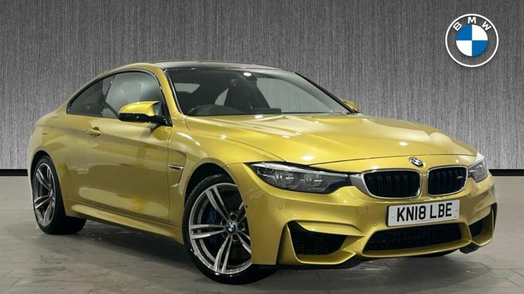 BMW M4 Coupe Yellow #1