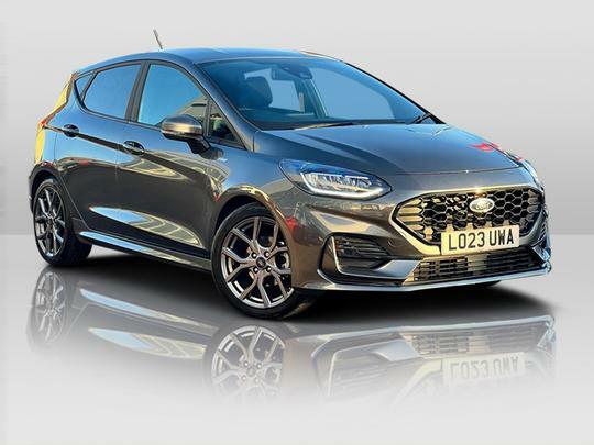 Compare Ford Fiesta 1.0T Ecoboost Mhev St-line Hatchback Hy LO23UWA Grey