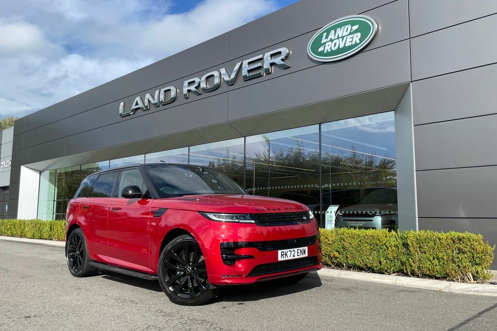 Compare Land Rover Range Rover Sport First Edition RK72ENW Red