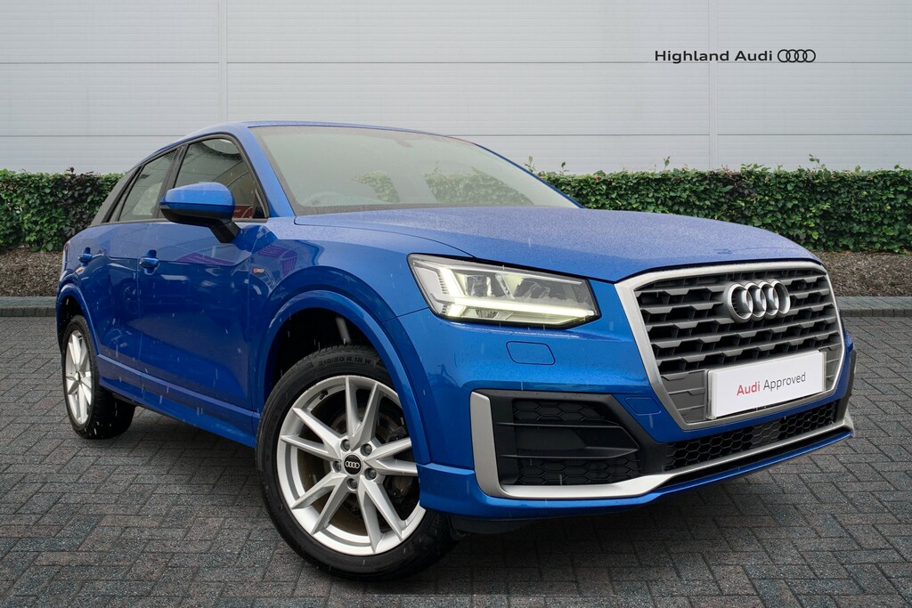 Compare Audi Q2 S Line 35 Tfsi 150 Ps S Tronic SY70YOM Blue