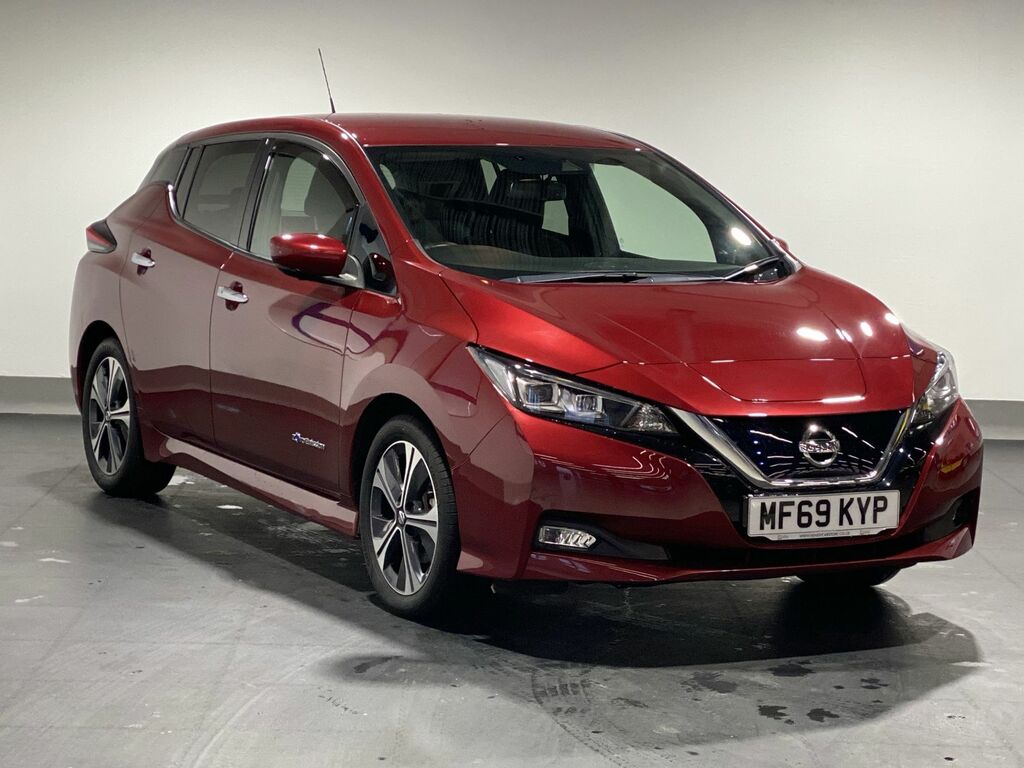 Compare Nissan Leaf 110Kw Tekna 40Kwh MF69KYP Red