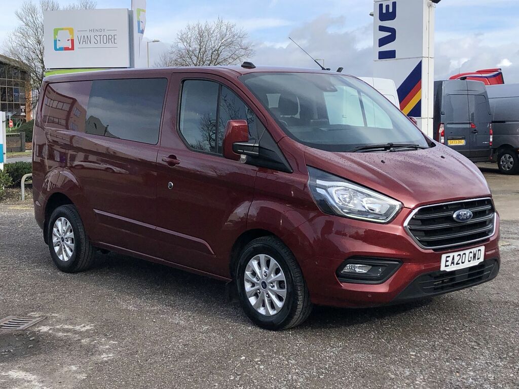 Compare Ford Transit Custom 1.0 Ecoboost Phev 126Ps Low Roof Limited Van EA20GWD Red