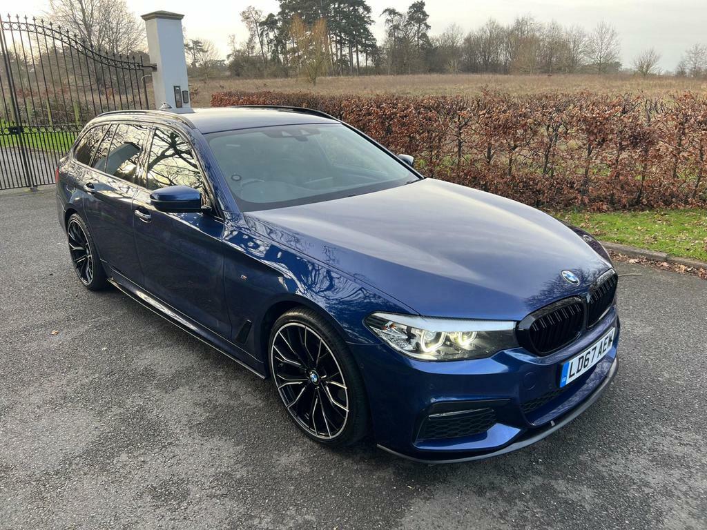 Compare BMW 5 Series 2.0 520D M Sport Touring Euro 6 Ss LD67AEW Blue