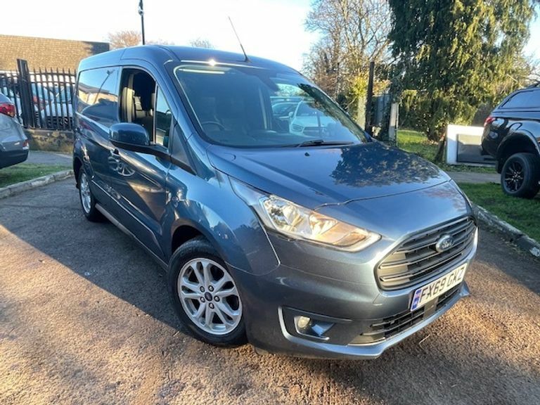 Compare Ford Transit Connect 1.5 Ecoblue 120Ps Limited Van Powershift FX69GKZ Blue
