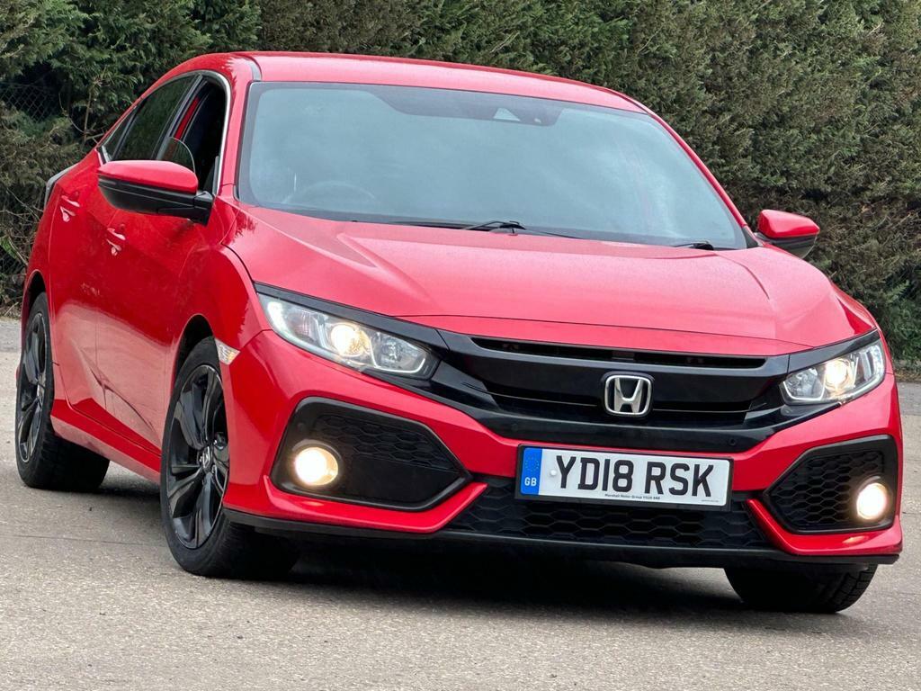 Compare Honda Civic 1.6 I-dtec Sr Euro 6 Ss YD18RSK Red