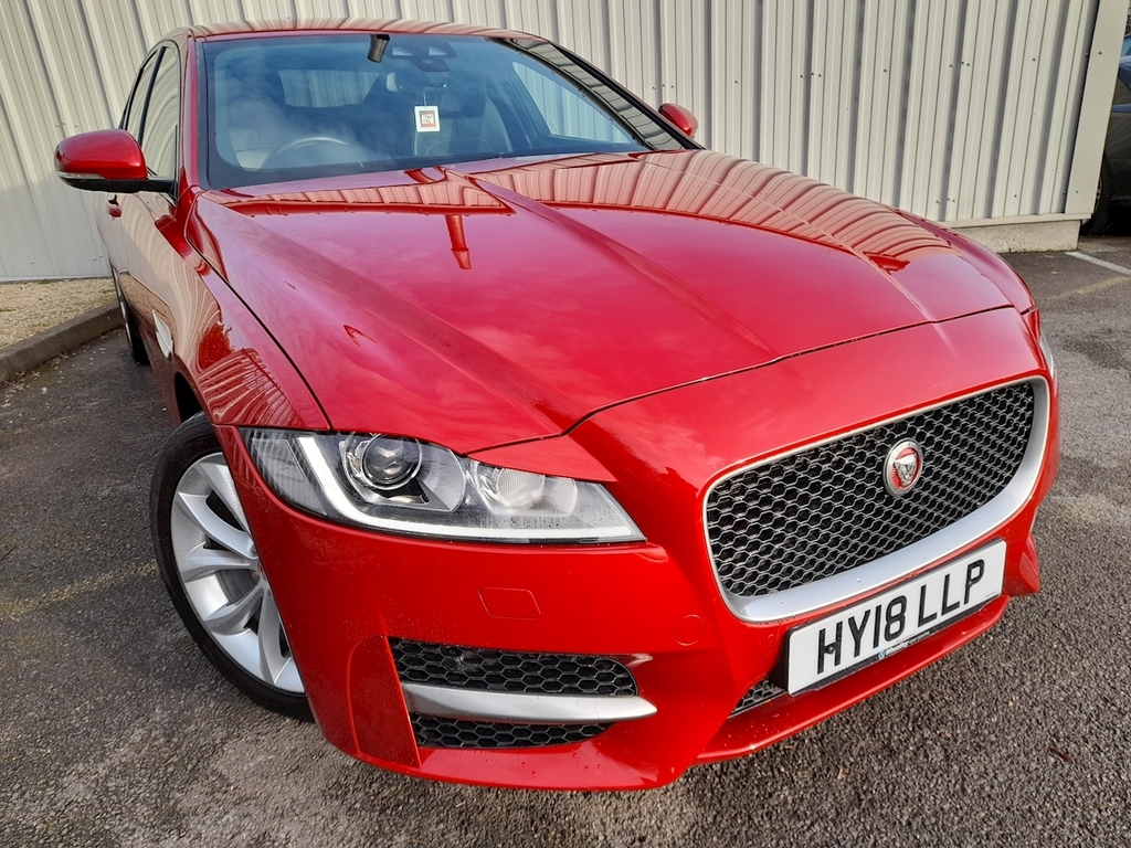 Compare Jaguar XF R-sport HY18LLP Red
