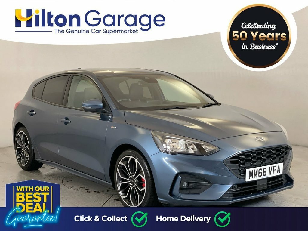 Compare Ford Focus 1.0 St-line X 125 Bhp MM68VFA Blue