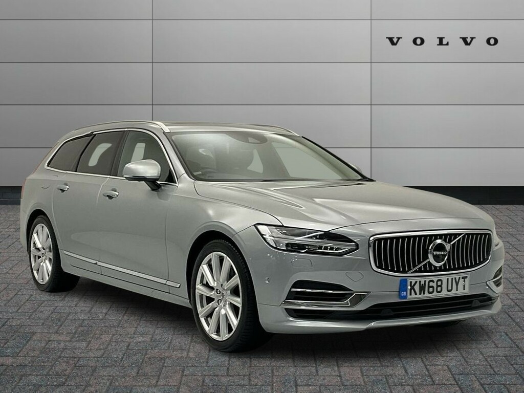 Compare Volvo V90 2.0 T8 390 Hybrid Inscription Pro Awd Gtron KW68UYT Silver