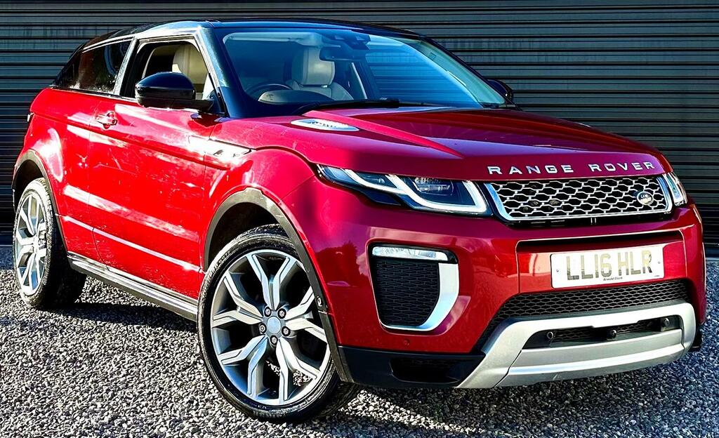 Compare Land Rover Range Rover Evoque Coupe 2.0 LL16HLR Red