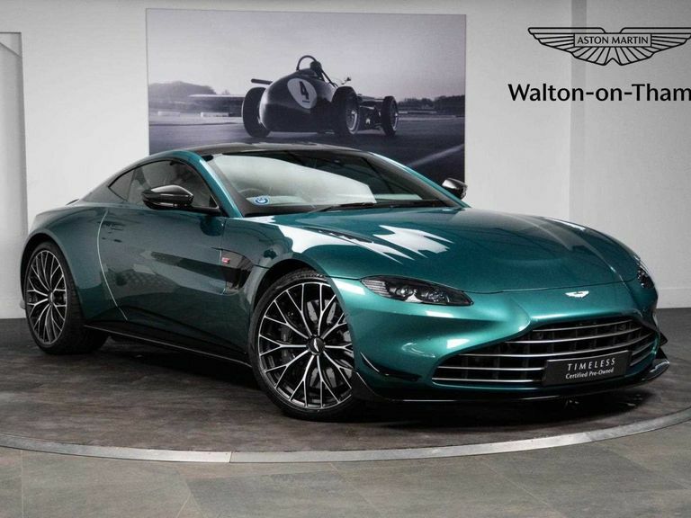 Compare Aston Martin Vantage 4.0 V8 F1 Edition Euro 6 EJ23FKN Green