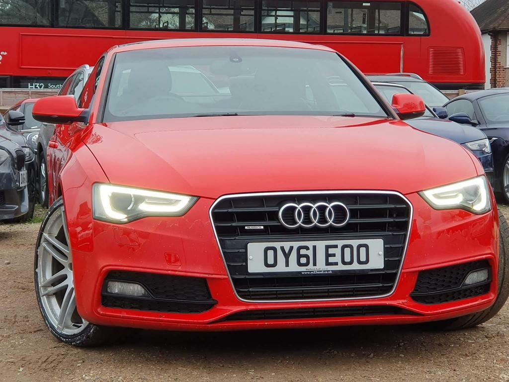 Compare Audi A5 3.0 Tdi V6 S Line S Tronic Quattro Euro 5 Ss OY61EOO Red