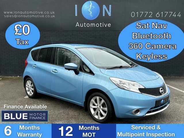 Compare Nissan Note 1.5 Tekna Dci Free Tax, Huge Spec PK16ZZY Blue