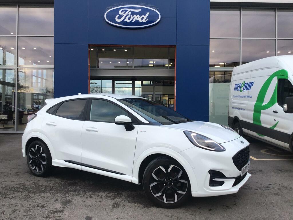 Compare Ford Puma 1.0T Ecoboost Mhev St-line X First Edition Euro 6 WU20LCV White