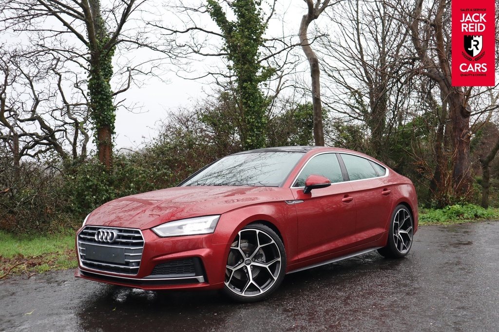Compare Audi A5 Hatchback  Red