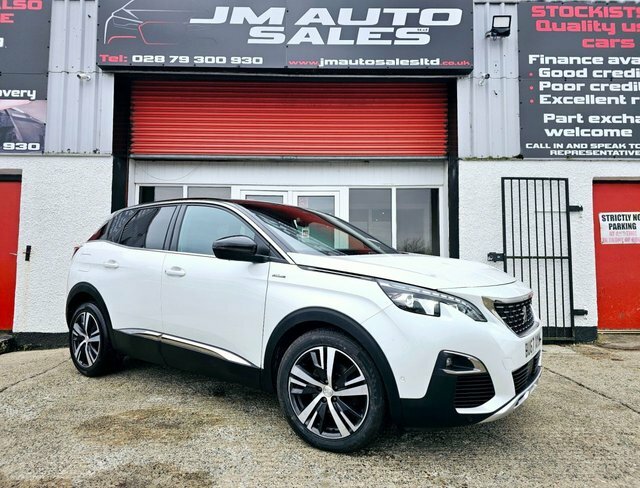Compare Peugeot 3008 1.6 Bluehdi Ss Gt Line 120 Bhp DU67AXW White