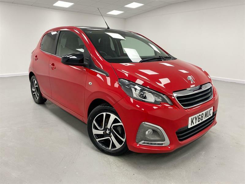 Compare Peugeot 108 108 Allure KY68MUC Red