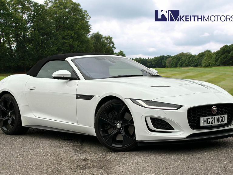 Compare Jaguar F-Type 5.0 P450 Supercharged V8 First Edition HG21WGO White