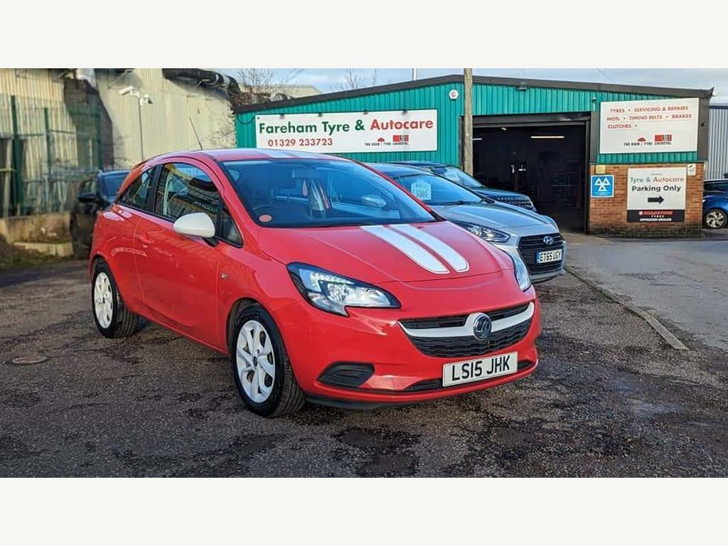Compare Vauxhall Corsa 1.2I Sting Euro 6 LS15JHK Red