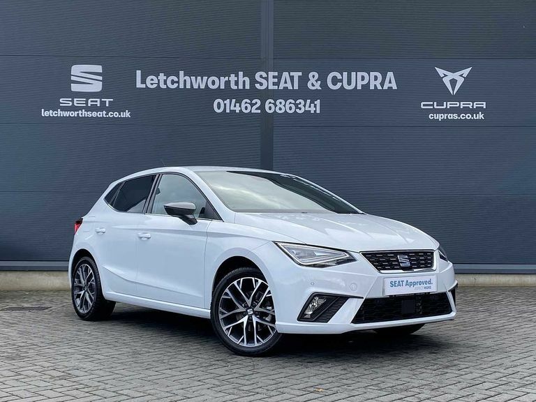Compare Seat Ibiza Xcellence Lux 1.0 Tsi 110Ps Dsg 5-Door Keyless Ent LT23ODL White