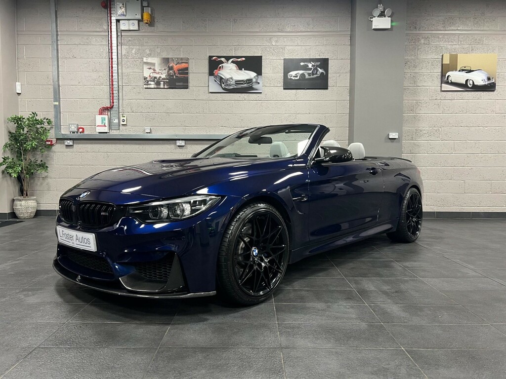 Compare BMW M4 Convertible YE67HHW Blue