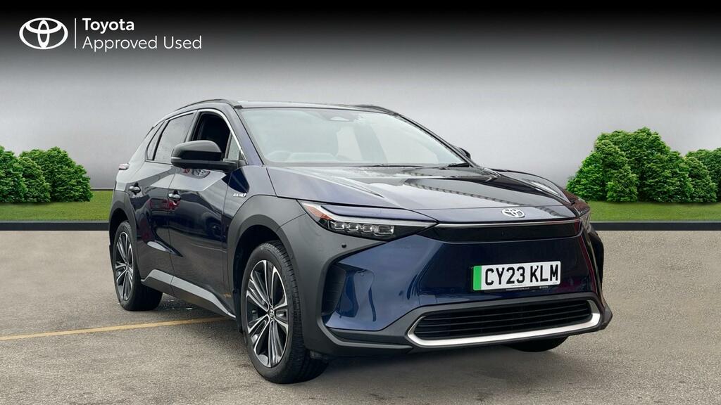 Compare Toyota bZ4X 71.4 Kwh Vision Awd 11Kw Obc CY23KLM Blue