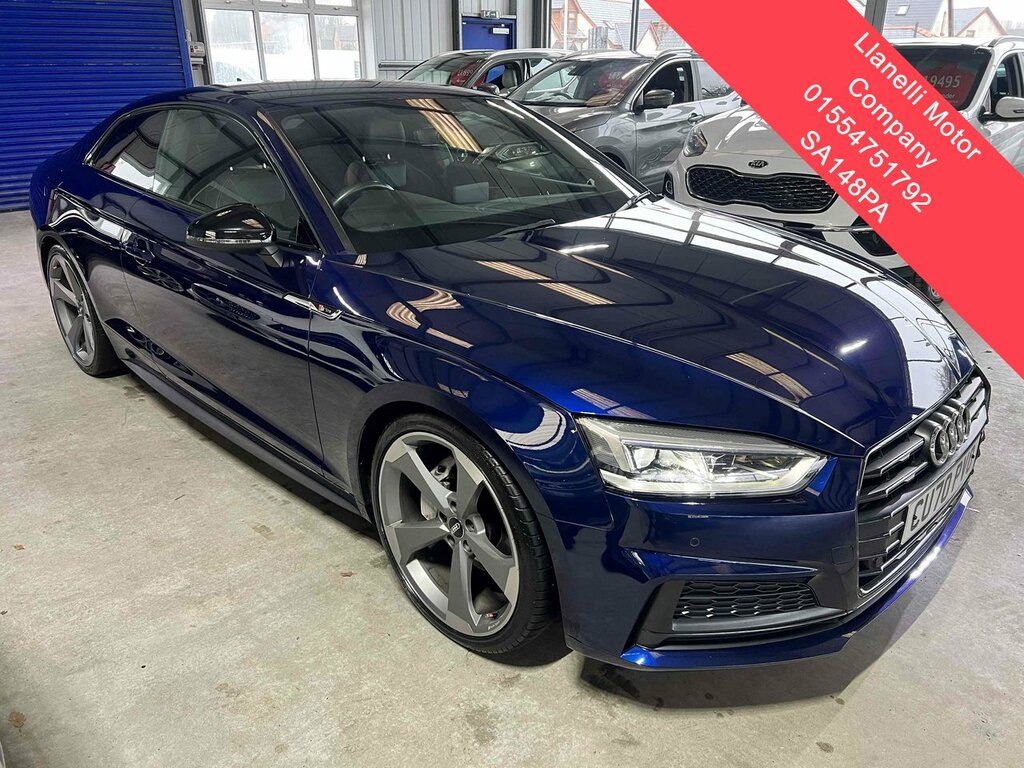 Audi A5 Tdi S Line Black Edition Blue #1