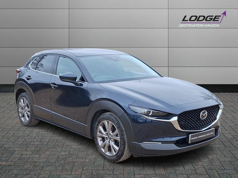 Compare Mazda CX-30 2.0 Skyactiv-g Mhev Sport Lux YP20HWB Blue