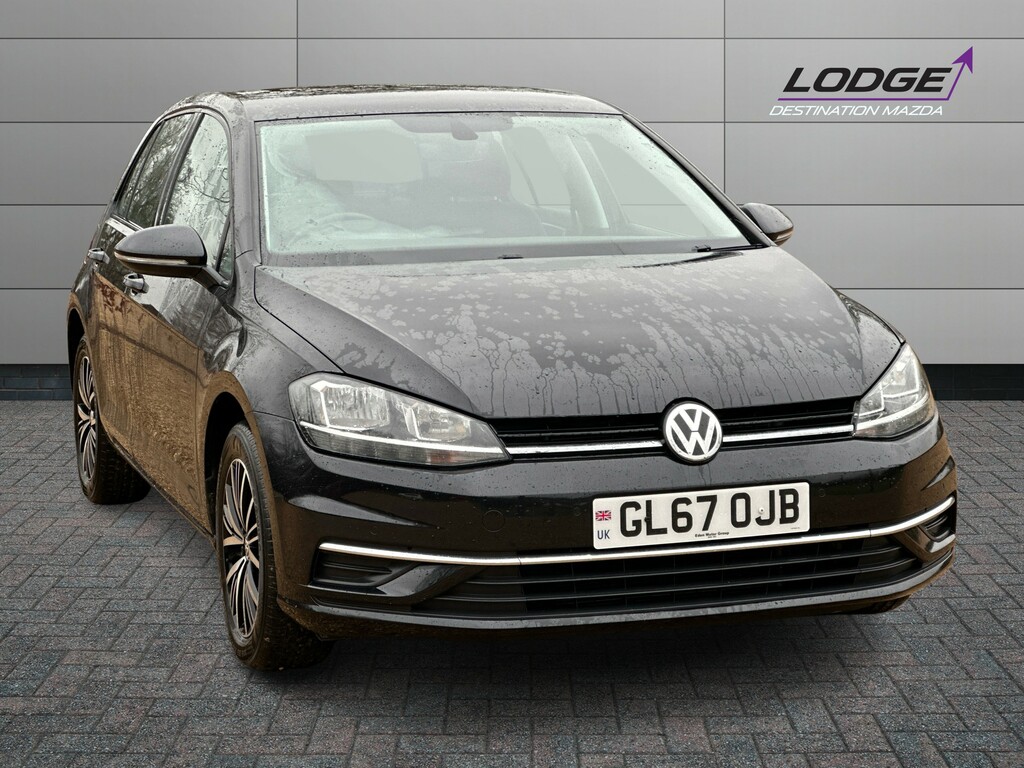 Compare Volkswagen Golf 1.6 Tdi Se Nav GL67OJB Black