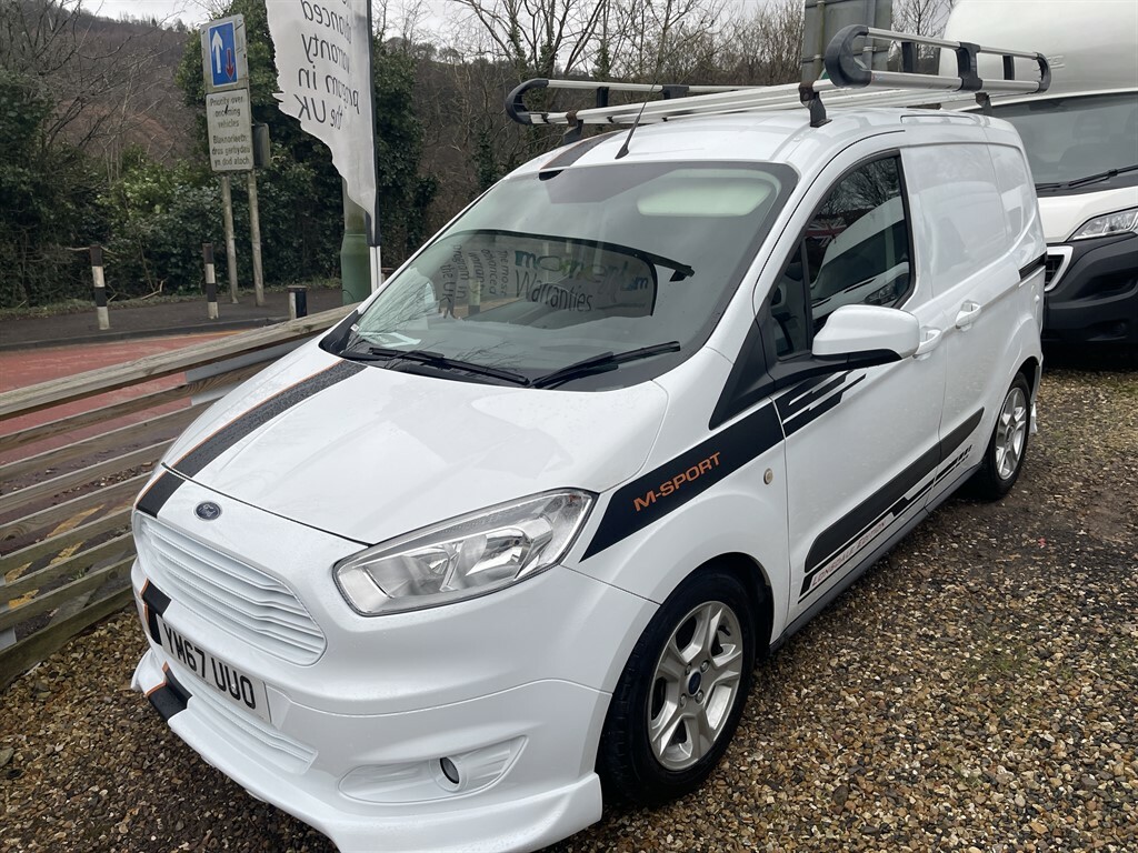 Ford Transit Courier Trend Tdci Euro 6 Air-con Rhino Rack White #1