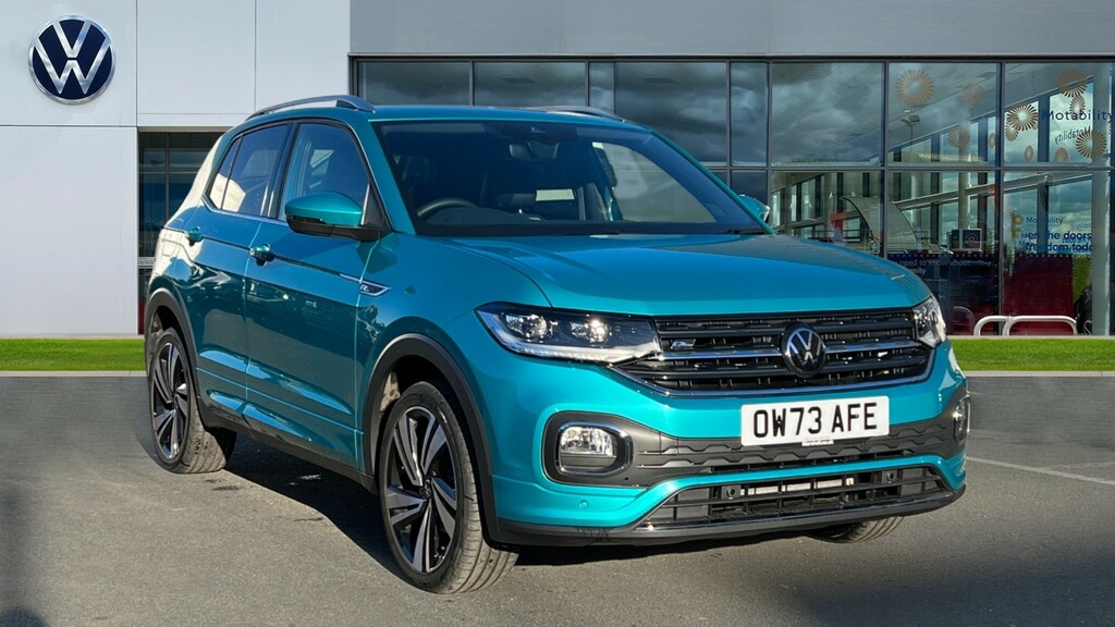 Compare Volkswagen T-Cross R-line 1.0 Tsi 110Ps 7-Speed Dsg OW73AFE Blue