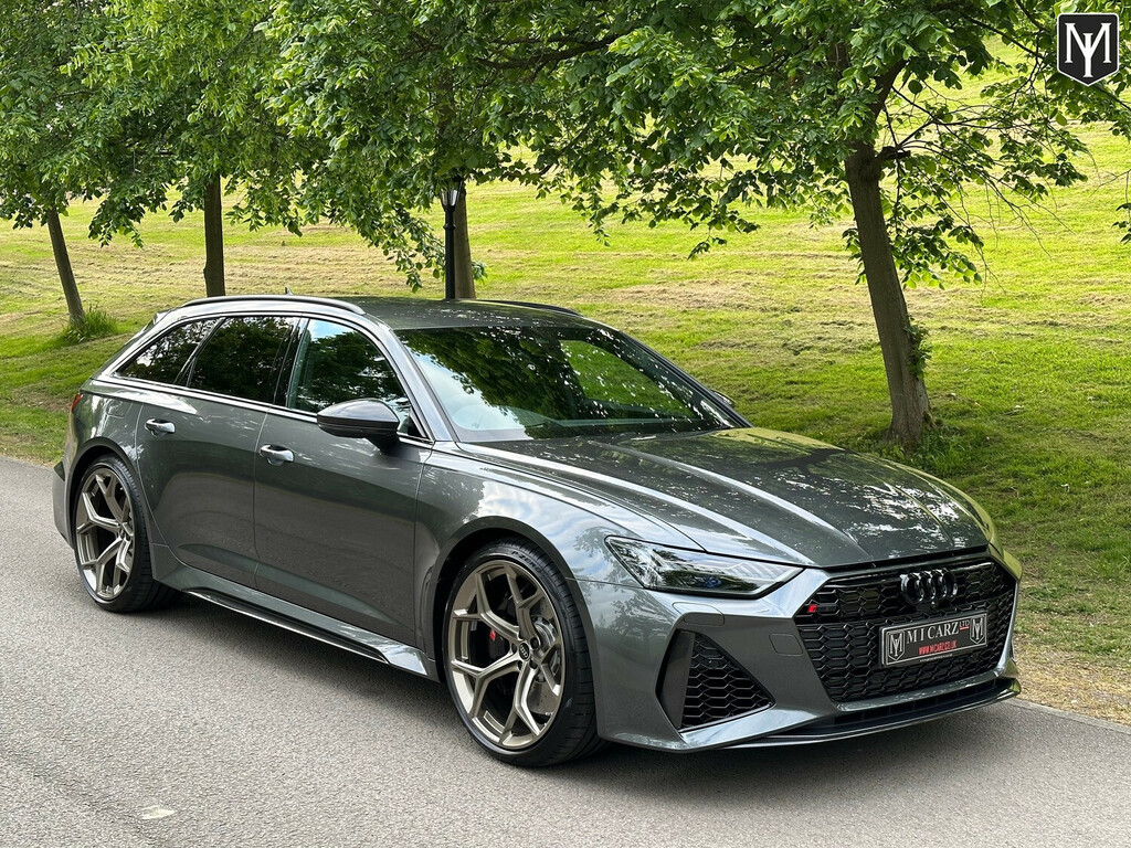 Compare Audi RS6 Estate 4.0 Tfsi V8 Performance Carbon Black 2023 MW23OFY Grey